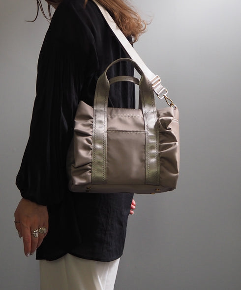 2WAY フリルトートバッグ 12-1116